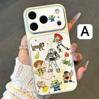 Cute Cartoon Toystory Collage Print Raised Lens Protective Shockproof Phone Case with Magnetic Option